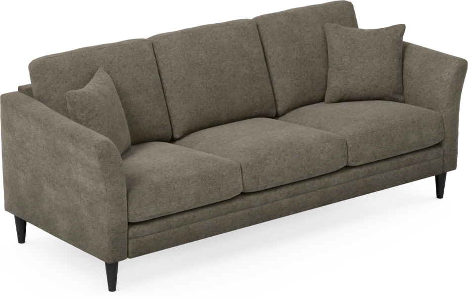 Eden - 3-sits soffa - Brun