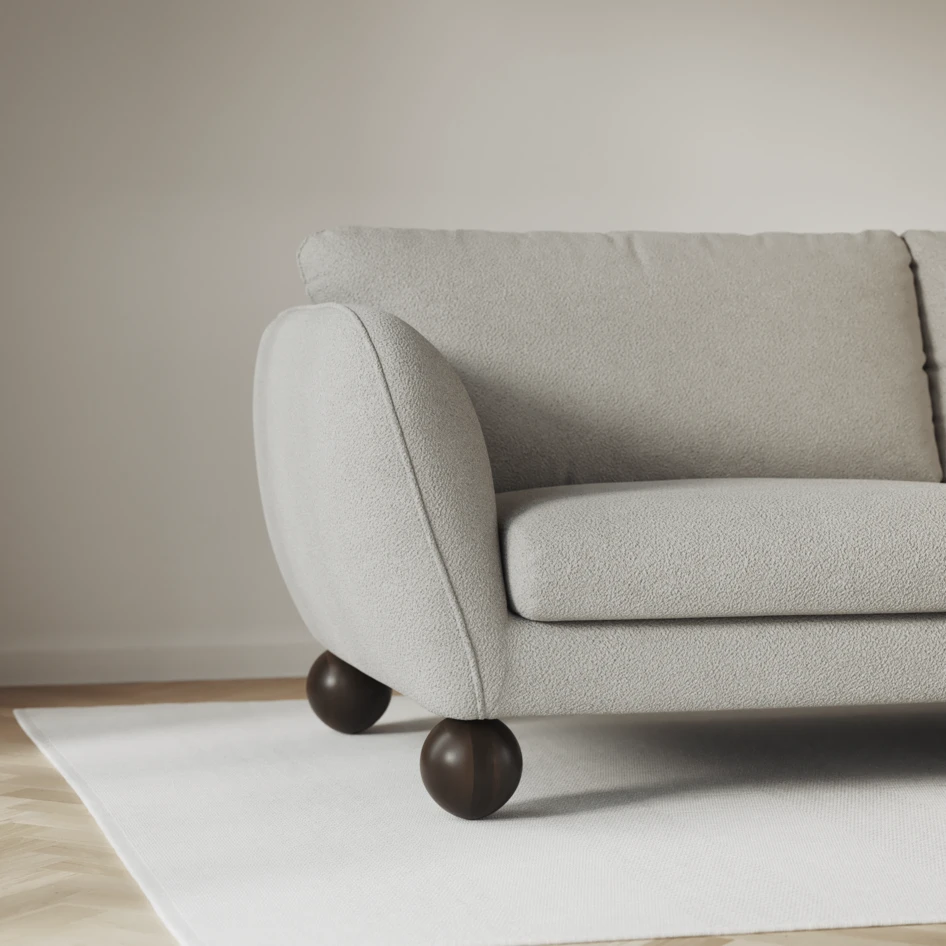 Madison - 4-sits soffa - Grå