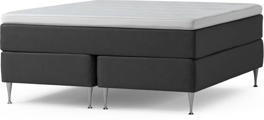 Delux Exclusive - Kontinentalsäng, dubbelsäng med bäddmadrass och sängben