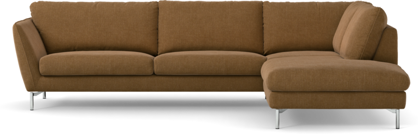 Madison Lux - 3-sits soffa med divan höger - Brun