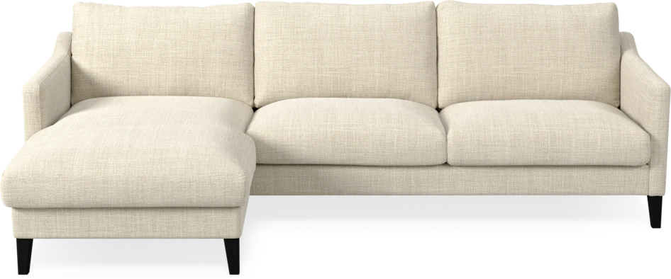 Winston - 3-sits soffa med schäslong, vändbar - Beige