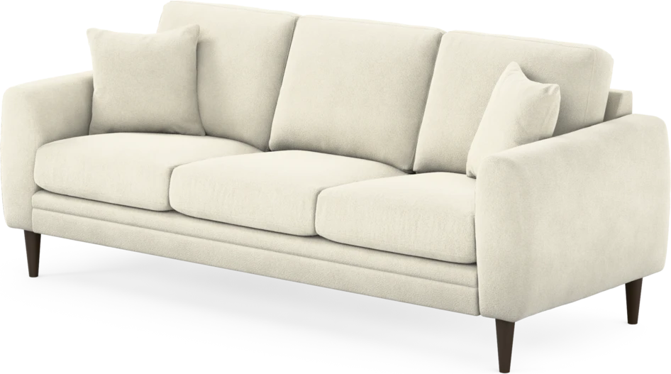 Eden - 3-sits soffa - Vit
