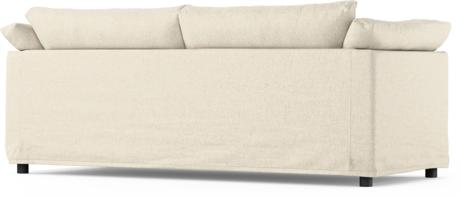 Cherrie - 2,5-sits soffa, hel dyna och kappa - Beige