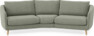 Madison - 3-sits soffa svängd, 90 cm - Grön