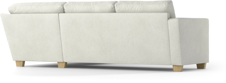 Friday - 2,5-sits soffa med divan höger - Vit