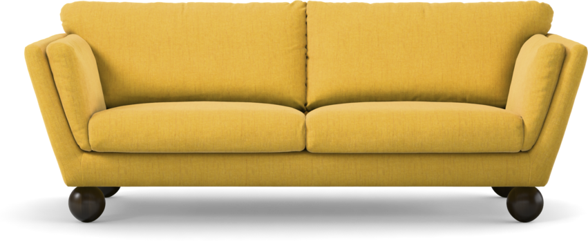 Madison Lux - 3-sits soffa - Gul