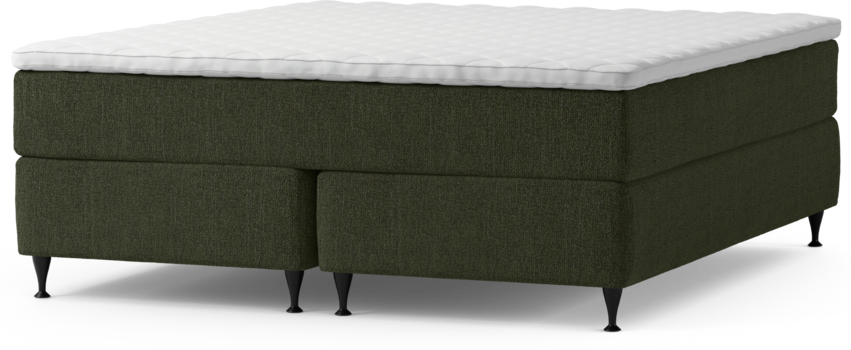 Delux Dream - Kontinentalsäng, dubbelsäng med bäddmadrass och sängben