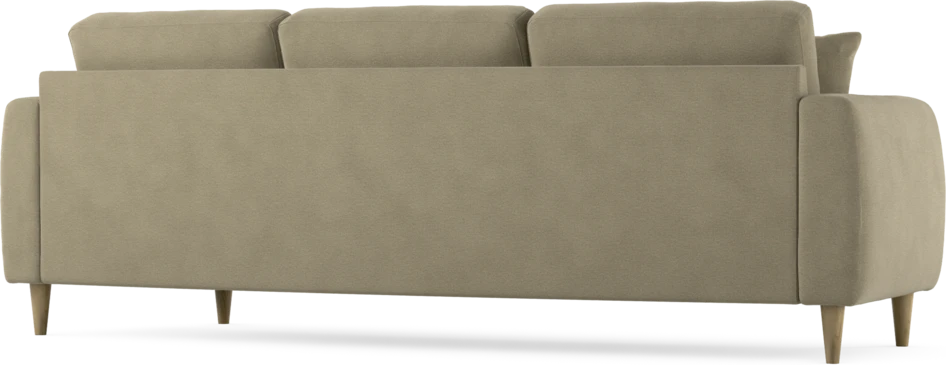 Eden - 3-sits soffa svängd - Beige