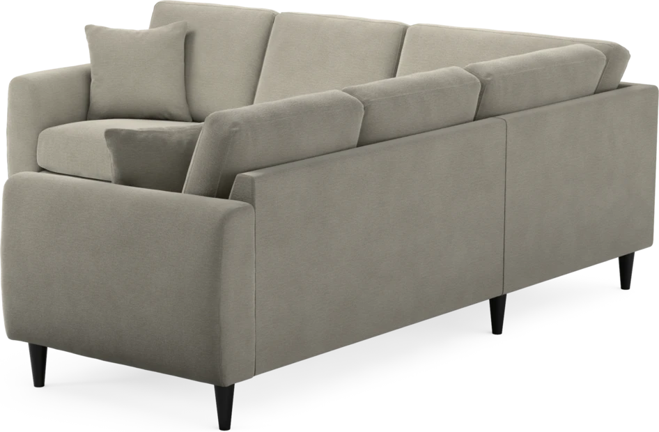 Eden - Hörnsoffa, 2+2-sits - Brun