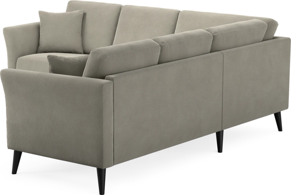 Eden - Hörnsoffa, 2+2-sits - Brun