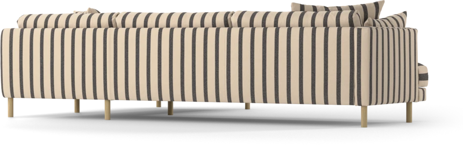 Harper - 3-sits soffa med divan höger - Flerfärgad