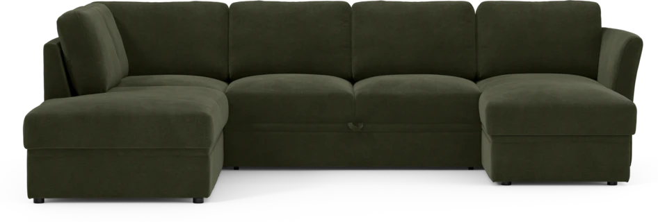 Öland - Bäddsoffa med divan vänster och schäslong höger - Beige