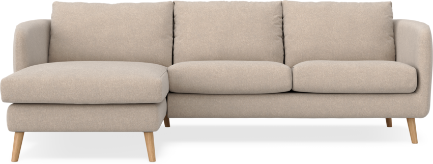 Madison - 2-sits soffa med schäslong vänster - Beige