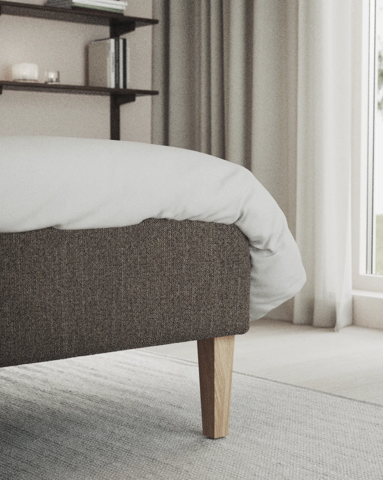 Delux Exclusive - Kontinentalsäng, enkelsäng 140 cm med bäddmadrass och sängben - inspiration