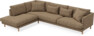 Harper - 3-sits soffa med divan vänster - Brun