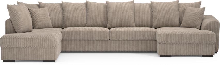 Town - 3-sits soffa med divan vänster och schäslong höger - Beige