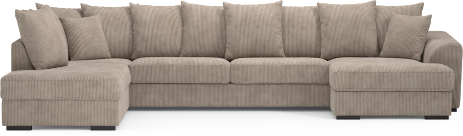 Town - 3-sits soffa med divan vänster och schäslong höger - Beige