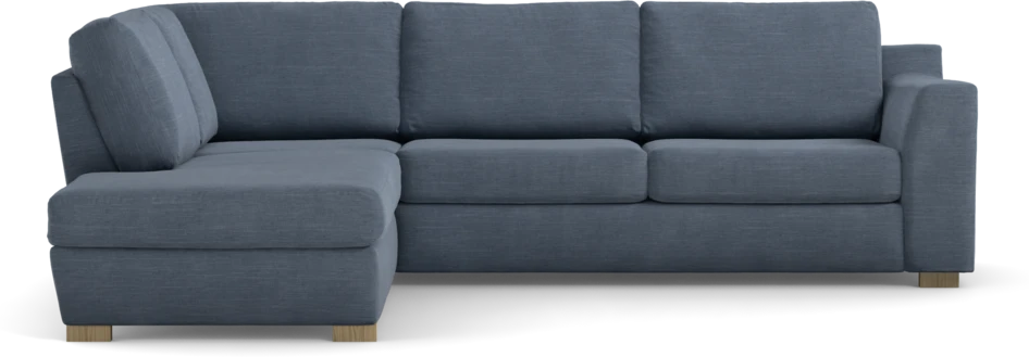 Friday - 2,5-sits soffa med divan vänster - Blå