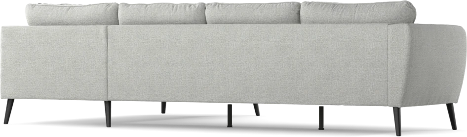 County - 3-sits soffa med divan höger - Grå