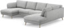 Madison Lux - 2-sits soffa med schäslong vänster och divan höger - Grå