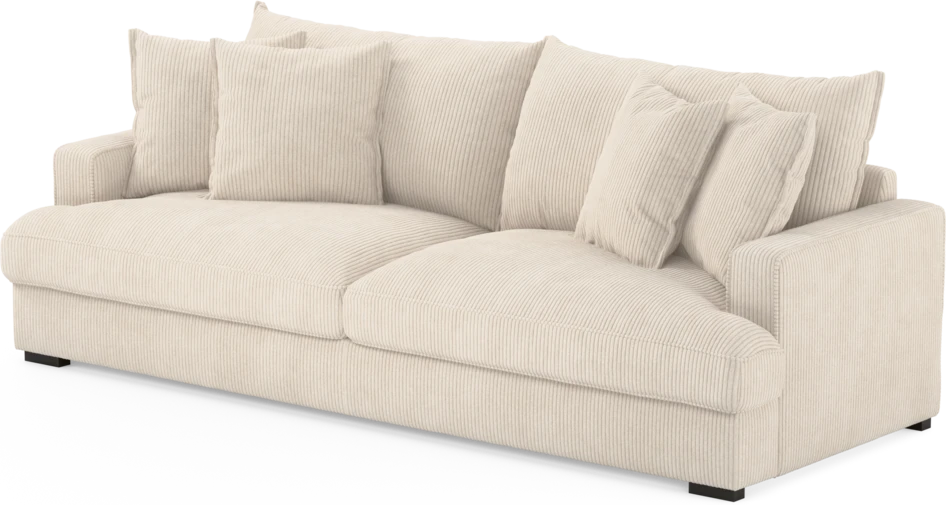 Mila - 4-sits soffa - Vit