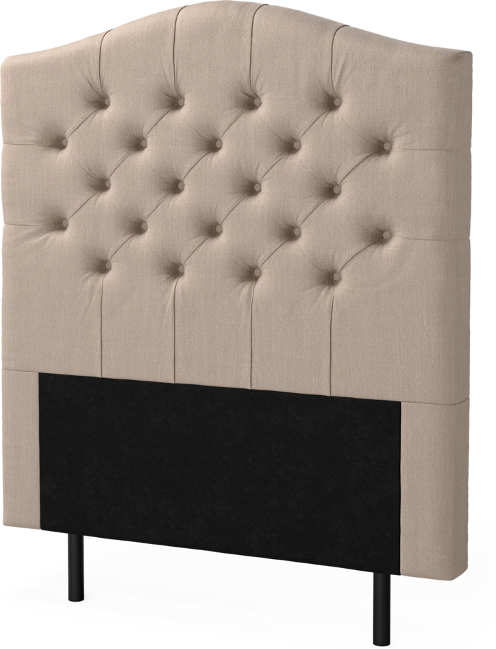 New York välvd - Sänggavel, 90-210 cm - Beige