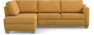 Friday - 2,5-sits soffa med divan vänster - Gul