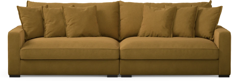 Rossi - 4-sits soffa - Gul