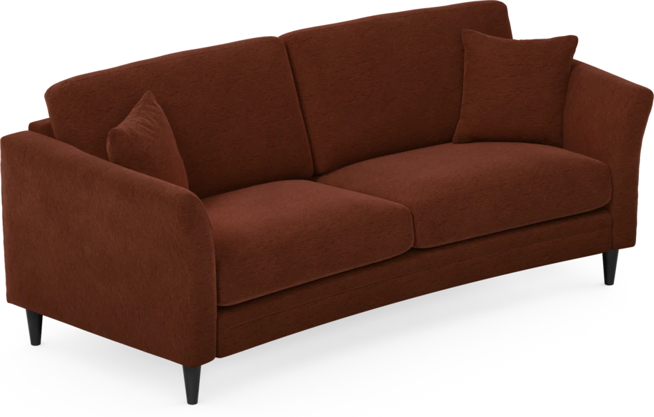 Eden - 2,5-sits soffa svängd - Orange