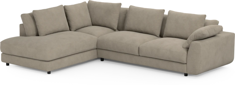 Amie - 3-sits med divan vänster - Beige