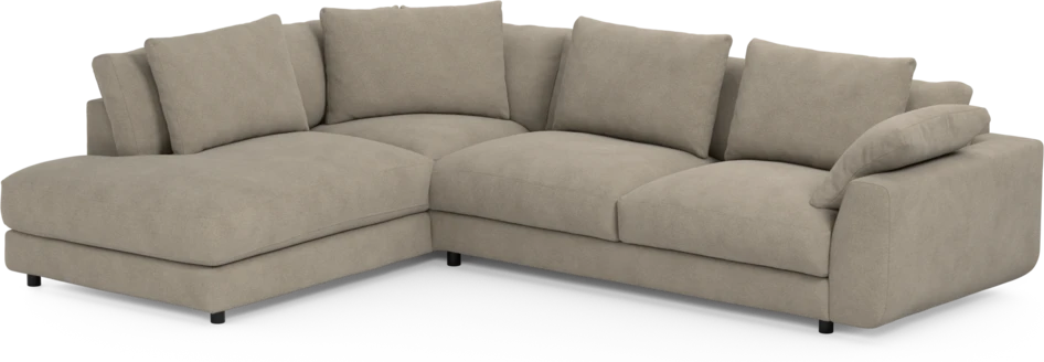 Amie - 3-sits med divan vänster - Beige