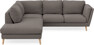 Madison - 2-sits soffa med divan vänster - Brun