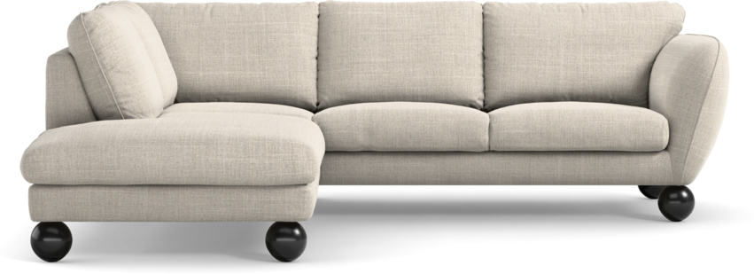 Madison Lux - 2-sits soffa med divan vänster - Beige