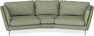Madison - 3-sits soffa svängd, 90 cm - Grön