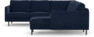Madison Lux - Hörnsoffa med schäslong höger - Blå