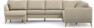 County - Hörnsoffa, 3+2-sits med schäslong vänster - Beige