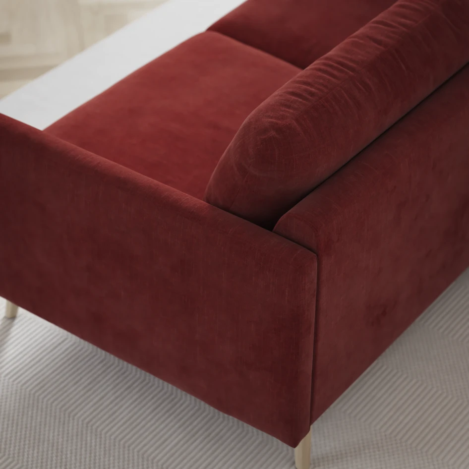 Madison Lux - Hörnsoffa 2+3-sits, hörn 1 - Rosa