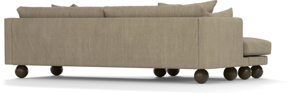 Harper - 4-sits med schäslong XL vänster - Beige