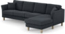 Eden - 3-sits soffa med schäslong - Blå