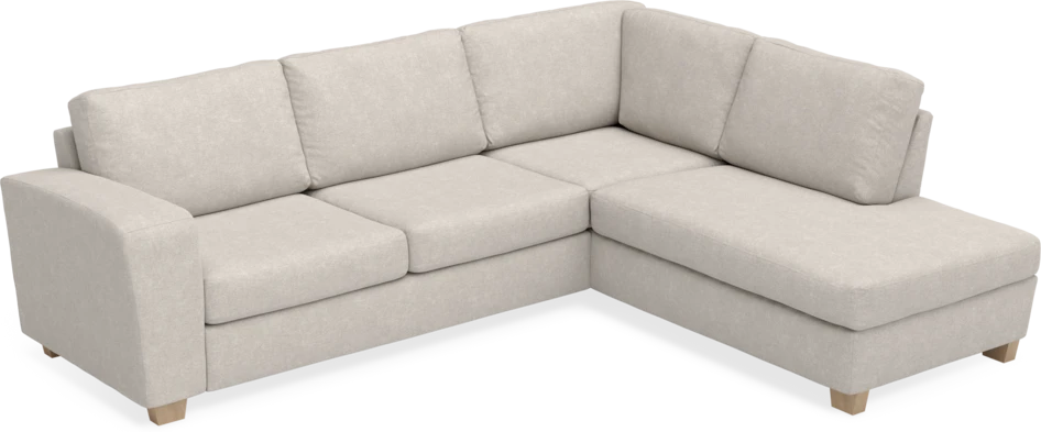 Friday - 2,5-sits soffa med divan höger - Grå