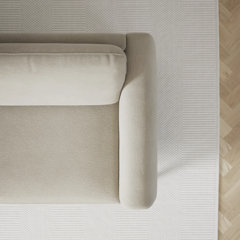 Bridge - 3-sits soffa med schäslong vänster och divan höger - Brun