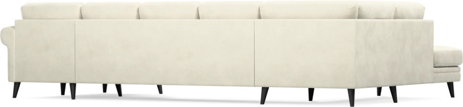 Eden - 3-sits soffa med divan vänster och schäslong höger - Vit