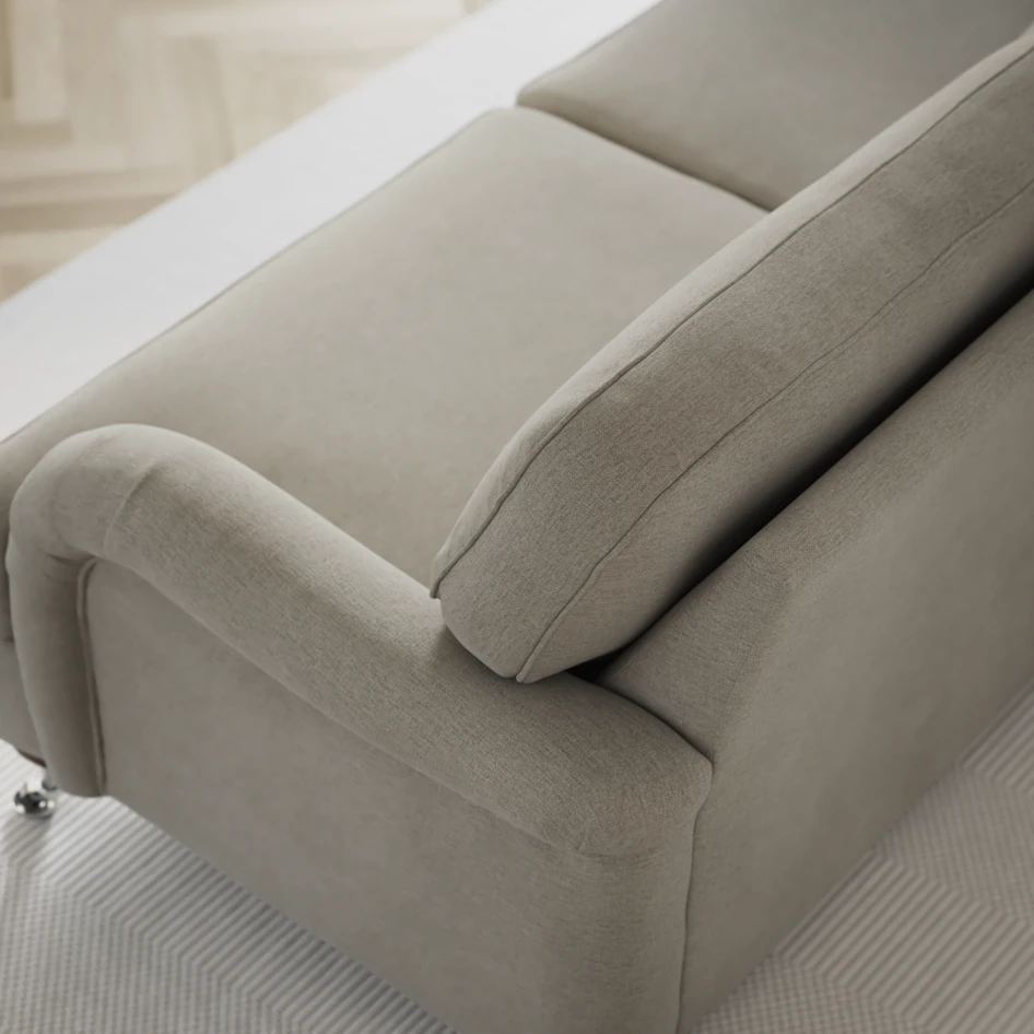 Oxford - 3-sits soffa svängd - Grå