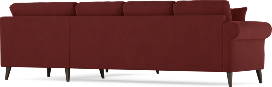 Eden - Hörnsoffa, 3+2-sits - Röd