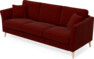Eden - 3-sits soffa - Röd