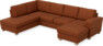 Friday - 3-sits soffa med divan vänster och schäslong höger - Orange
