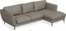 Madison Lux - 2-sits soffa med schäslong höger - Grå
