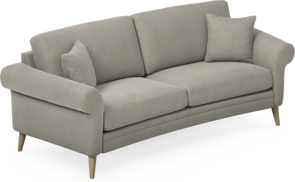 Eden - 2,5-sits soffa svängd - Grå