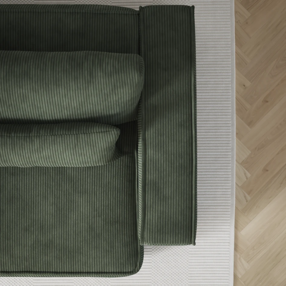 Ide - Bäddsoffa 4-sits - Grön