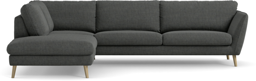 Madison - 3-sits soffa med divan vänster - Grå